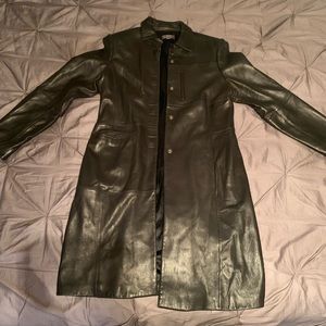 Black Vintage Leather Jacket